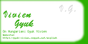 vivien gyuk business card